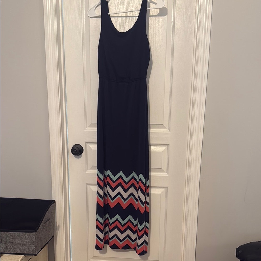 Blue maxi dress